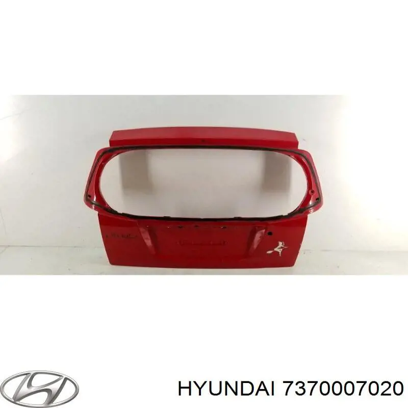 7370007020 Hyundai/Kia puerta del maletero, trasera