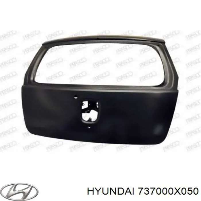 737000X050 Hyundai/Kia puerta del maletero, trasera