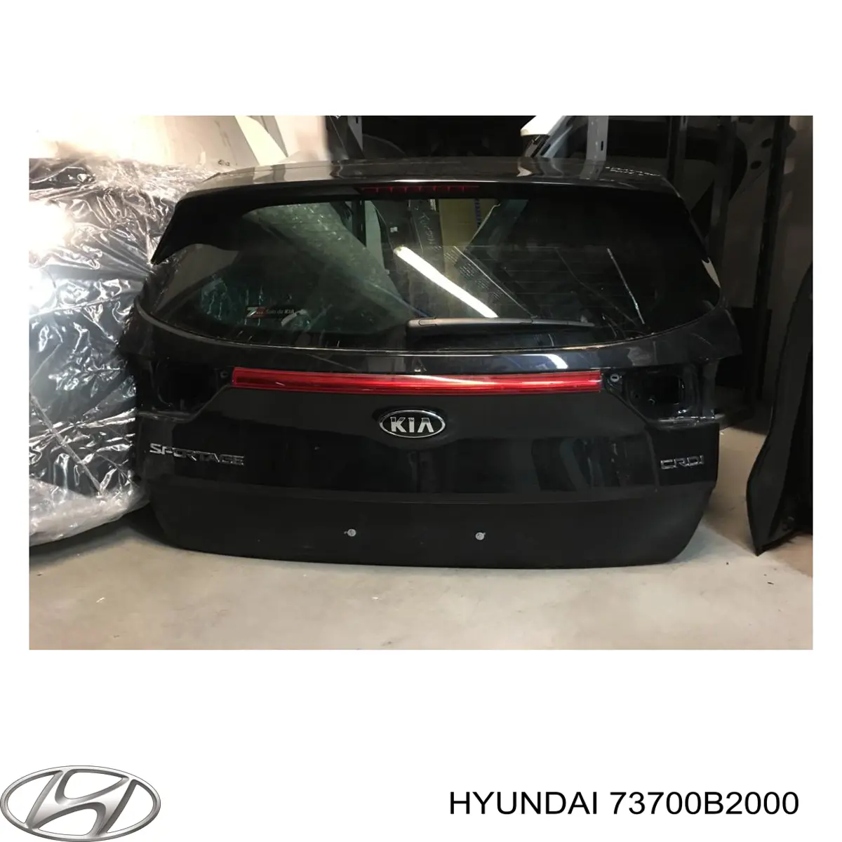 Puerta trasera 73700B2000 Hyundai/Kia