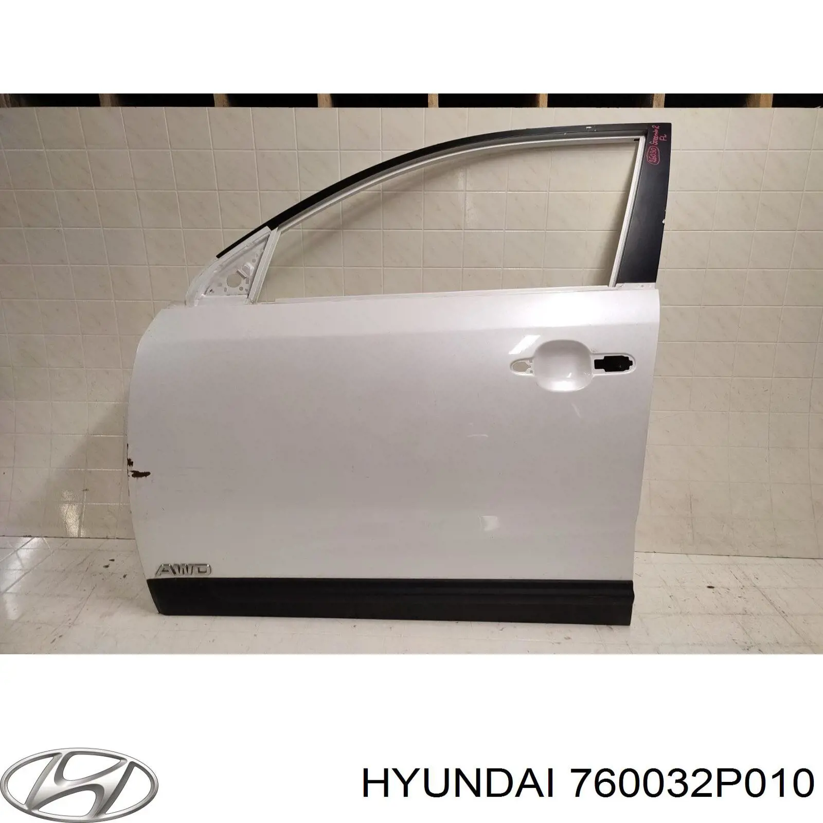 760032P010 Hyundai/Kia puerta delantera izquierda