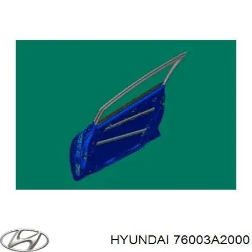 Puerta de coche, delantera, izquierda Hyundai/Kia 76003A2000 precio, desde 506,75 EUR