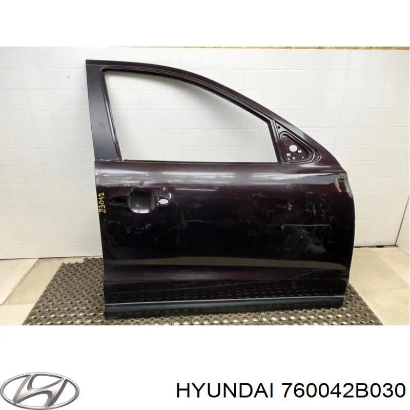 760042B030 Hyundai/Kia puerta delantera derecha