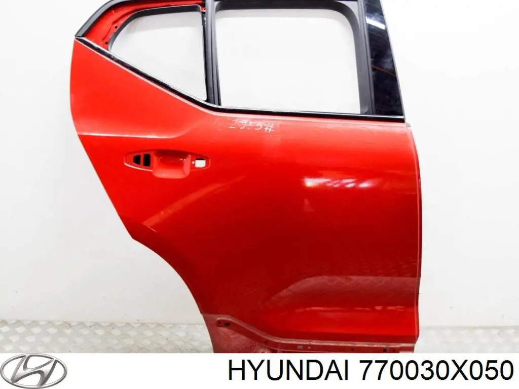 Puerta trasera izquierda para Hyundai I10 (PA)