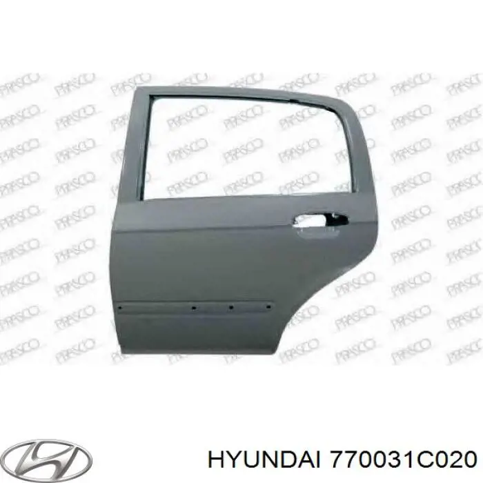 Puerta trasera izquierda Hyundai/Kia 770031C020 precio, desde 159,72 EUR