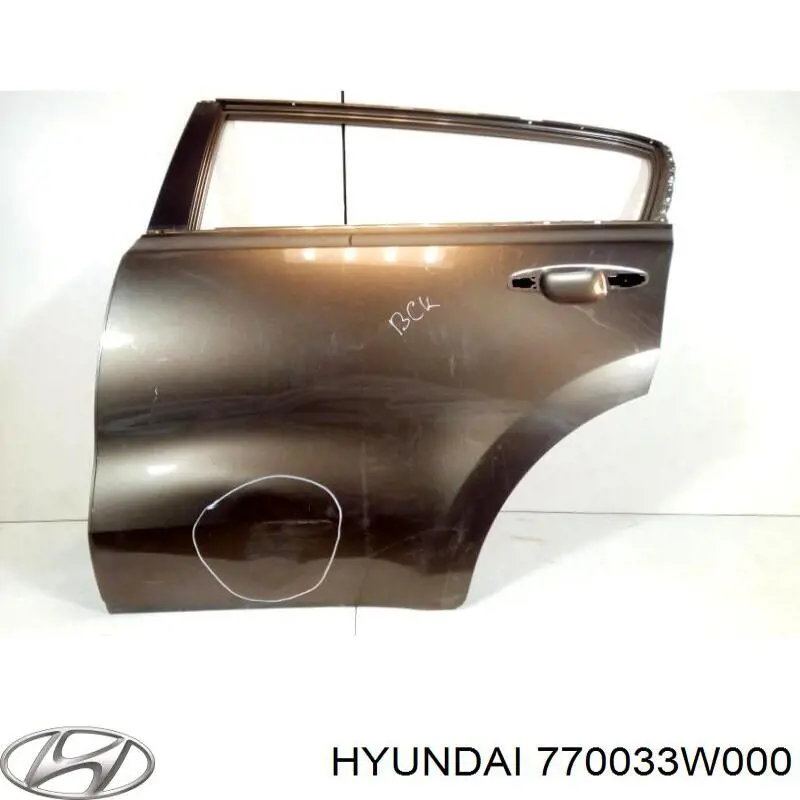 770033W000 Hyundai/Kia puerta trasera izquierda