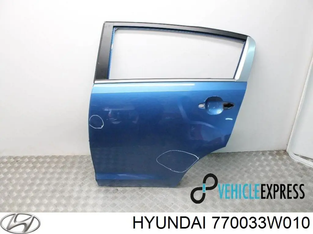 770033W010 Hyundai/Kia puerta trasera izquierda