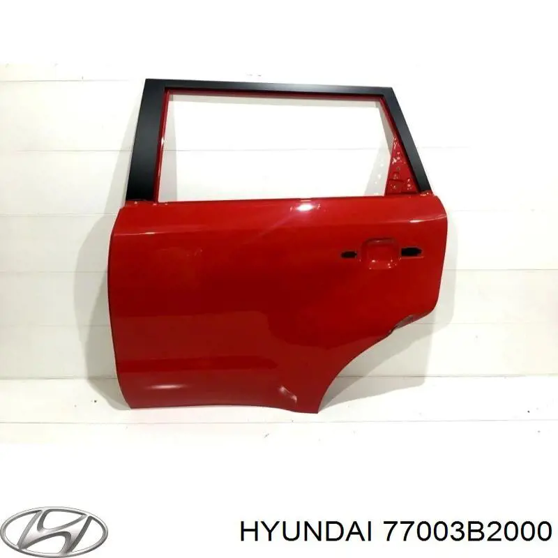 77003B2000 Hyundai/Kia Puerta trasera izquierda