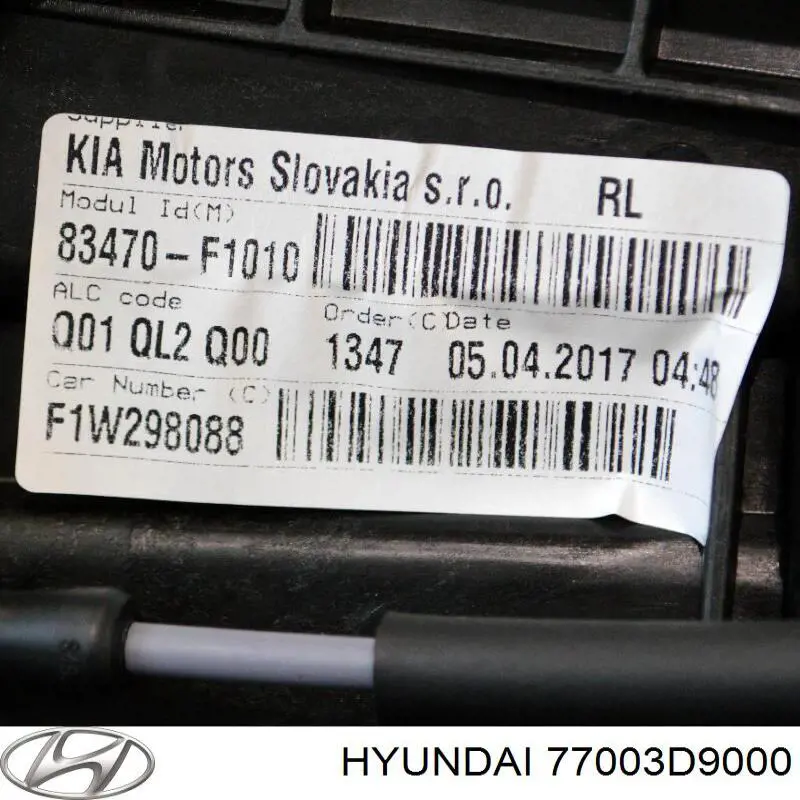 Comprar 77003D9000 Hyundai/Kia Puerta trasera izquierda