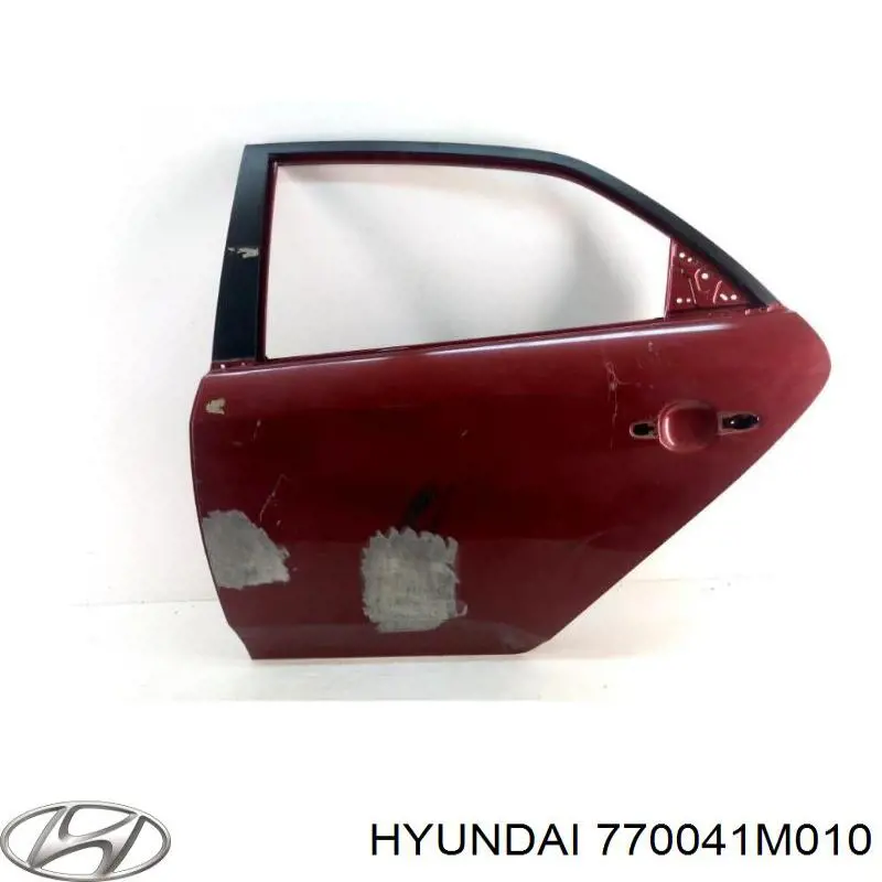 770041M010 Hyundai/Kia puerta trasera derecha