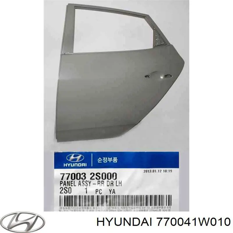 770041W010 Hyundai/Kia puerta trasera derecha