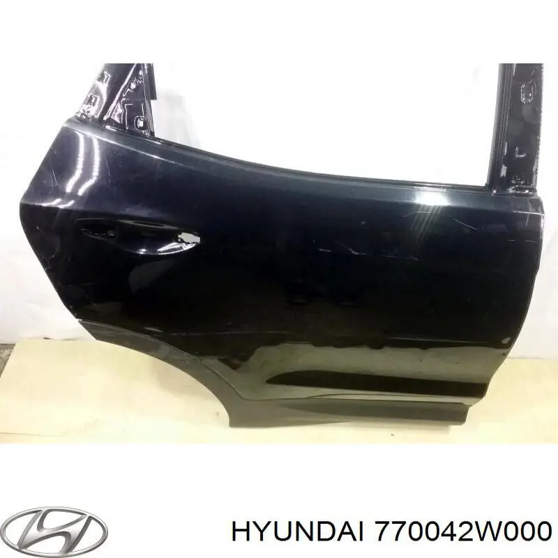 Puerta trasera derecha Hyundai Santa Fe 3 (DM)