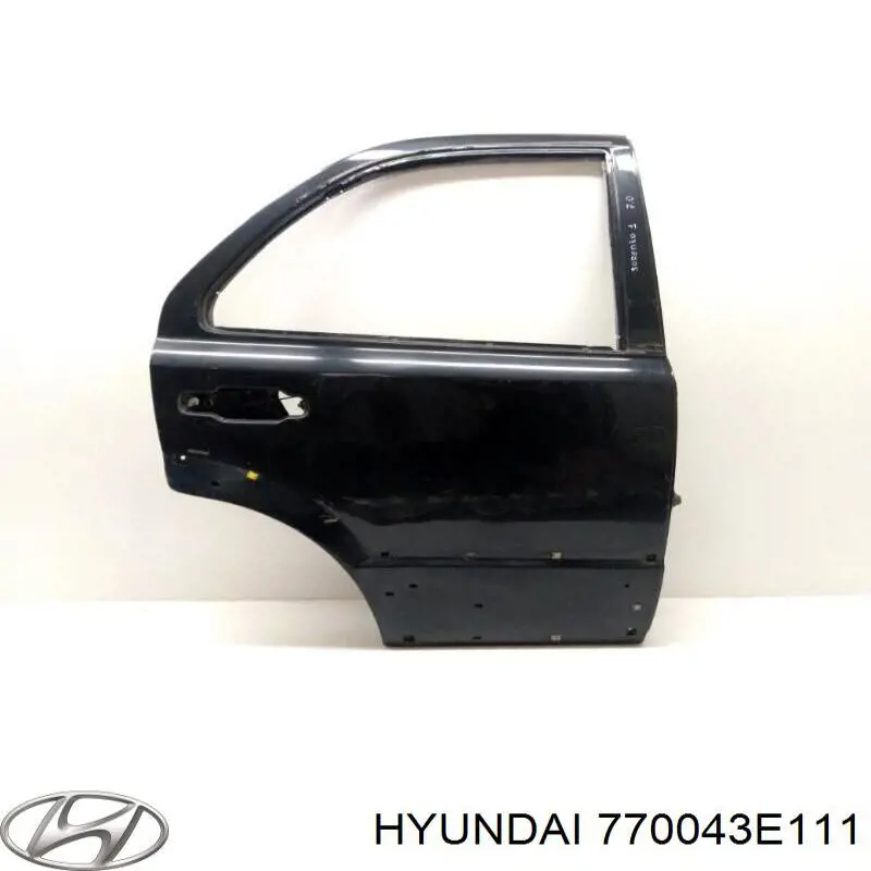 770043E111 Hyundai/Kia puerta trasera derecha
