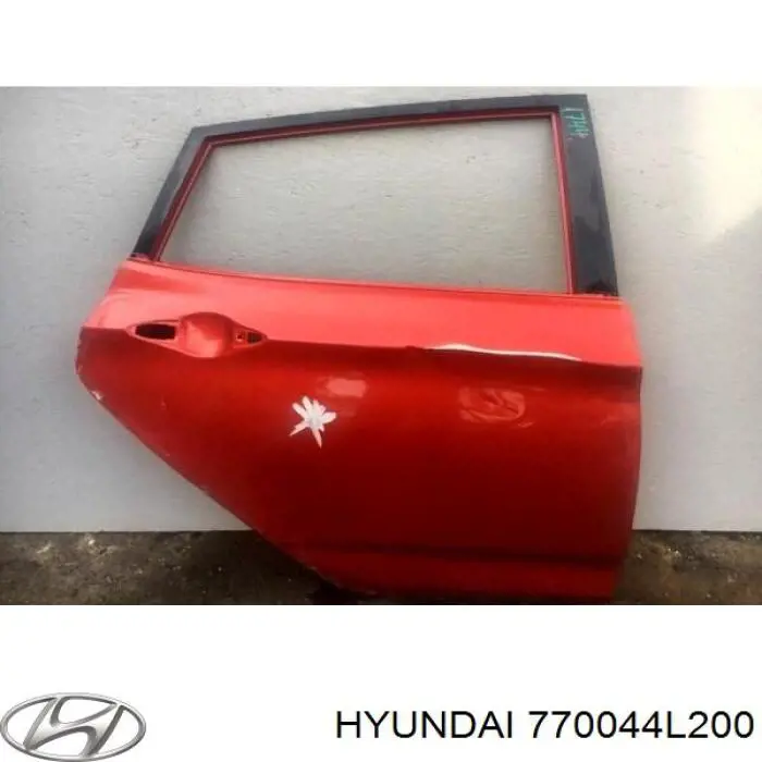Puerta trasera derecha para Hyundai SOLARIS (SBR11)
