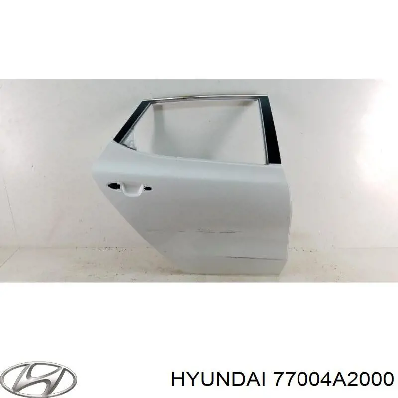 77004A2000 Hyundai/Kia puerta trasera derecha