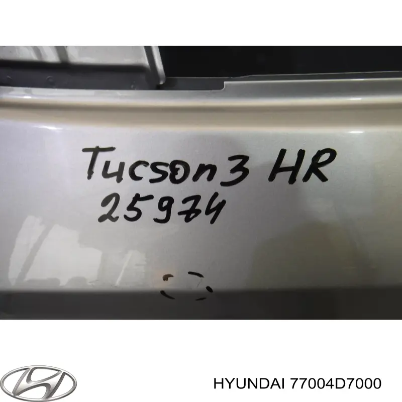 Puerta trasera derecha para Hyundai Tucson (TL)