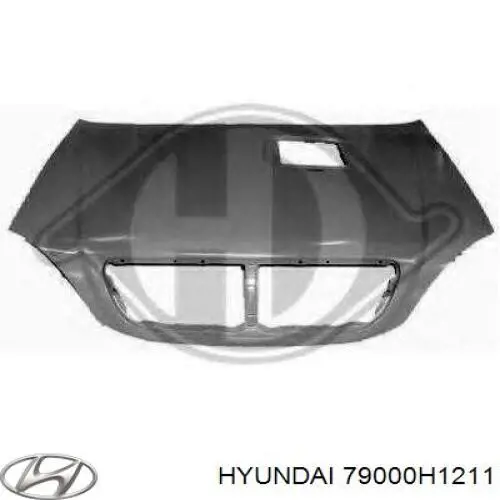 79000H1211 Hyundai/Kia capó del motor