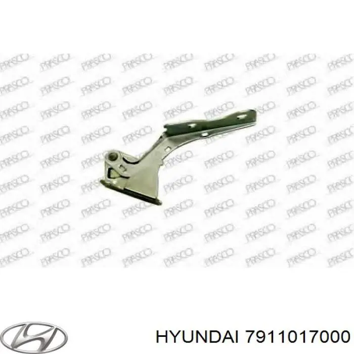Bisagra, capó del motor izquierda para Hyundai Matrix (FC)