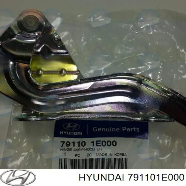 791101E000 Hyundai/Kia bisagra, capó del motor izquierda