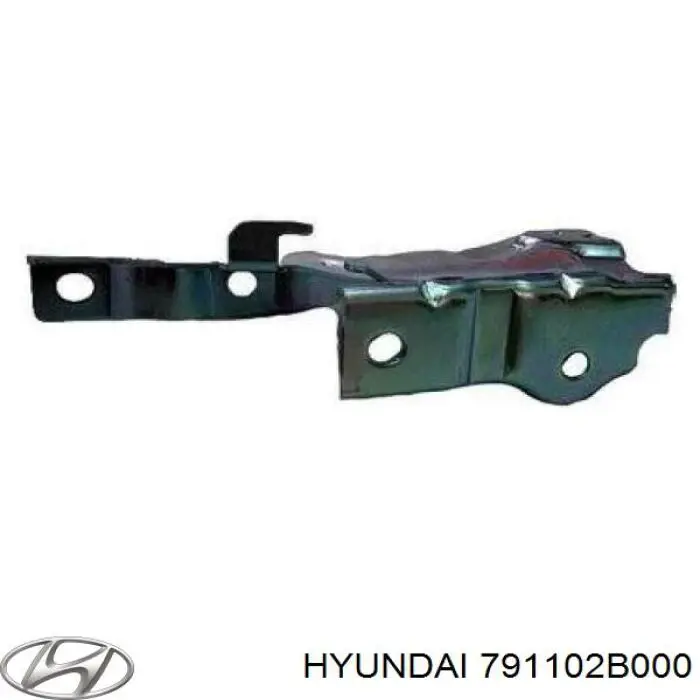 Bisagra, capó del motor izquierda para Hyundai Santa Fe (CM)