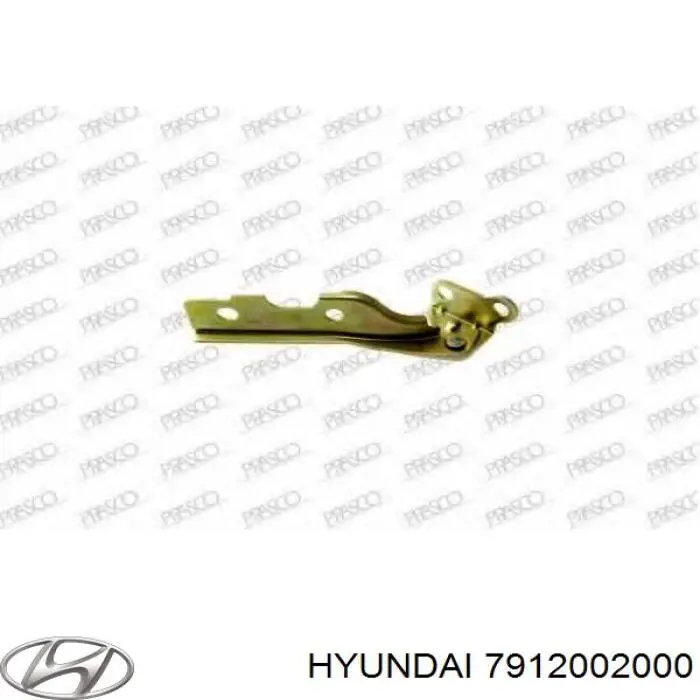 Bisagra, capó del motor derecha para Hyundai Atos (MX)