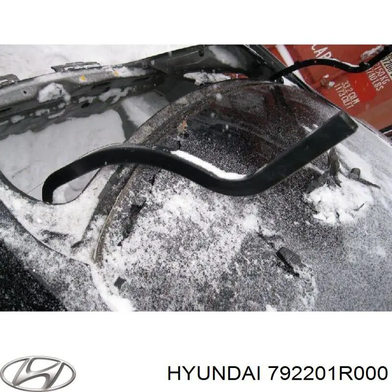 792201R000 Hyundai/Kia conjunto de bisagra, puerta del maletero