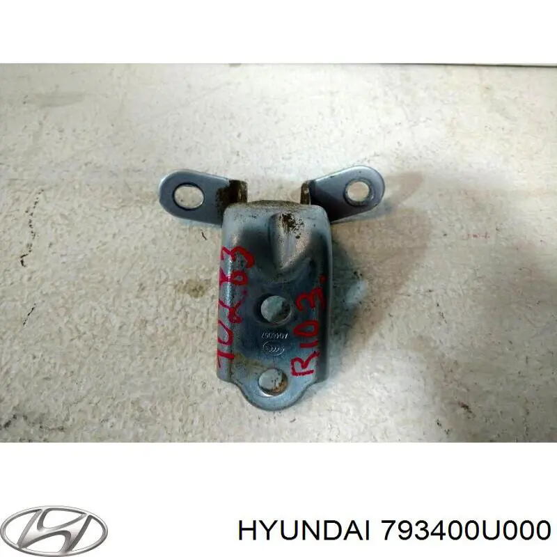 Bisagra de puerta trasera derecha para Hyundai Accent (SB)