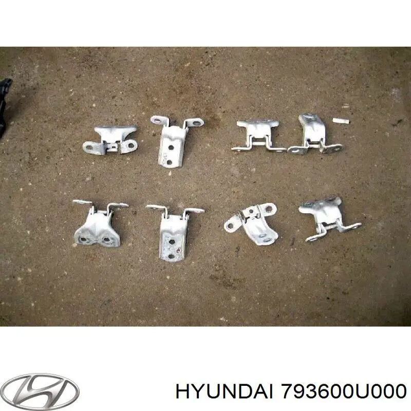 793600U000 Hyundai/Kia bisagra de puerta trasera derecha