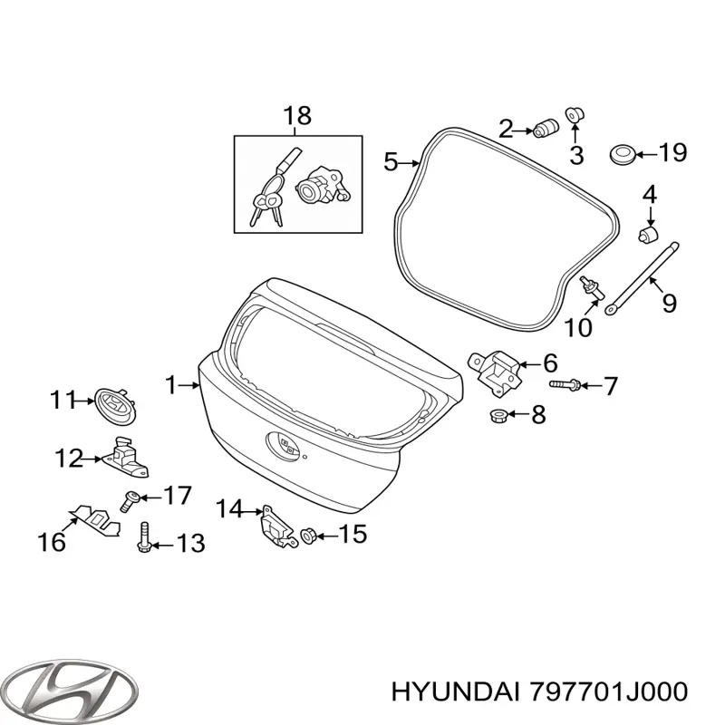 797701J000 Hyundai/Kia