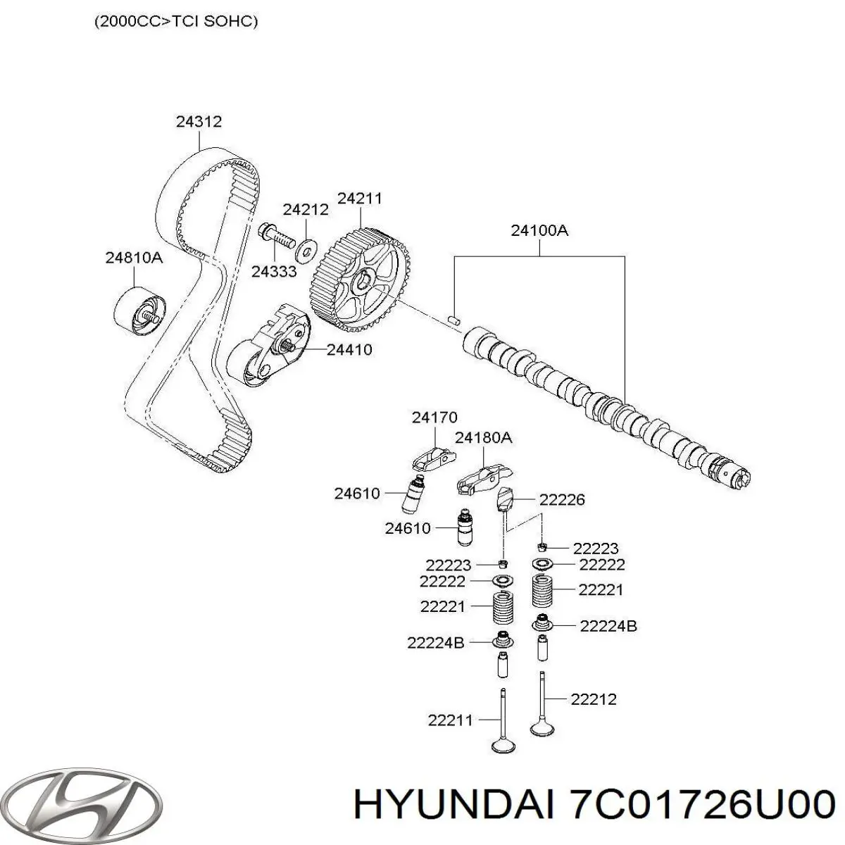 Comprar 2410026800 Hyundai/Kia Árboles de levas