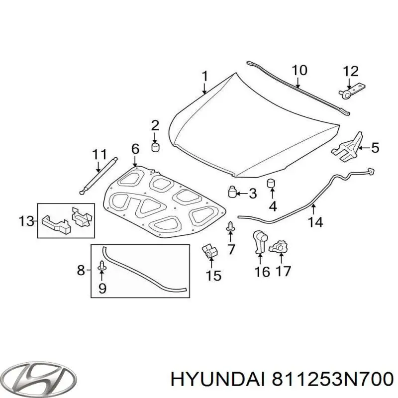 811253N700 Hyundai/Kia