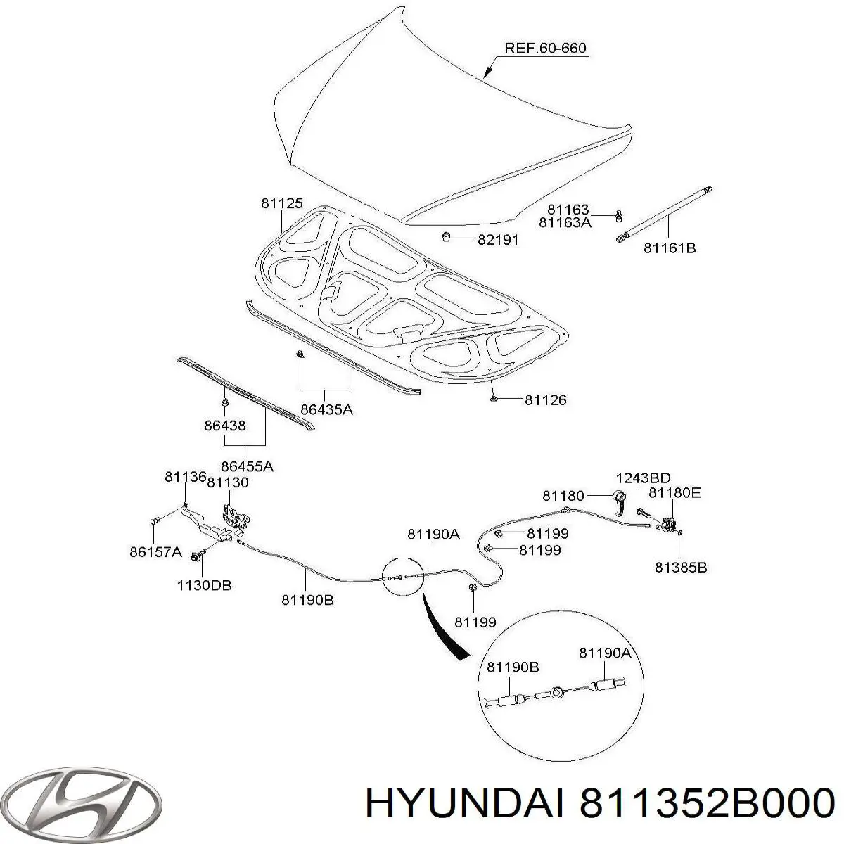  Hyundai/Kia 811352B000 precio, desde 3,91 EUR