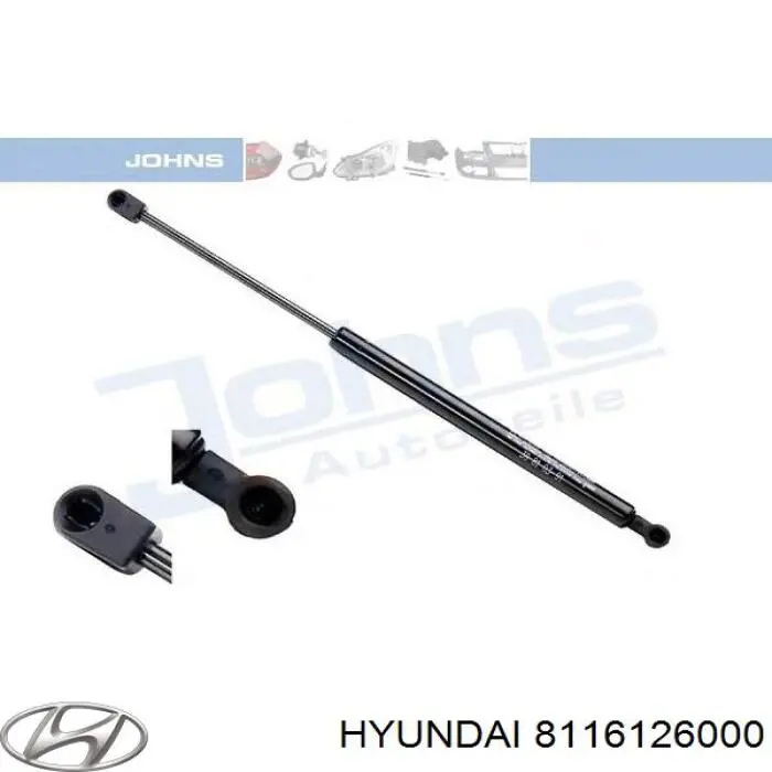 Comprar 8116126000 Hyundai/Kia Amortiguador de capó