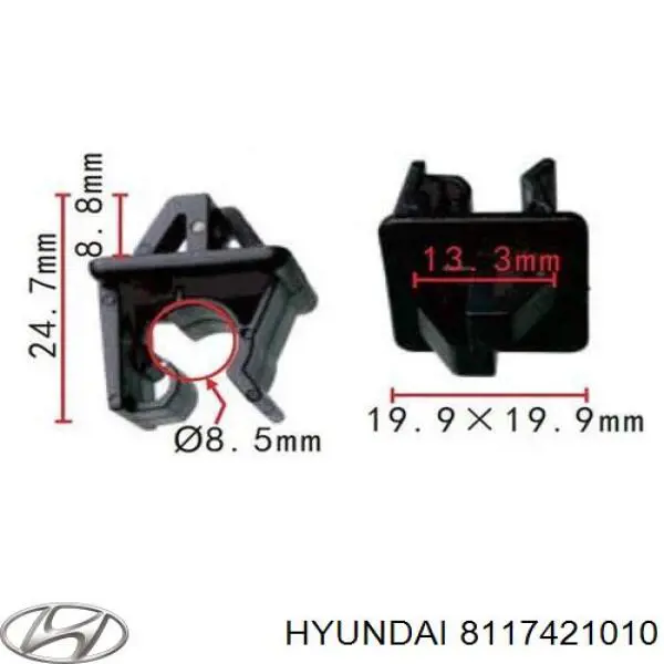Capo De Bloqueo para Hyundai Elantra (MD)