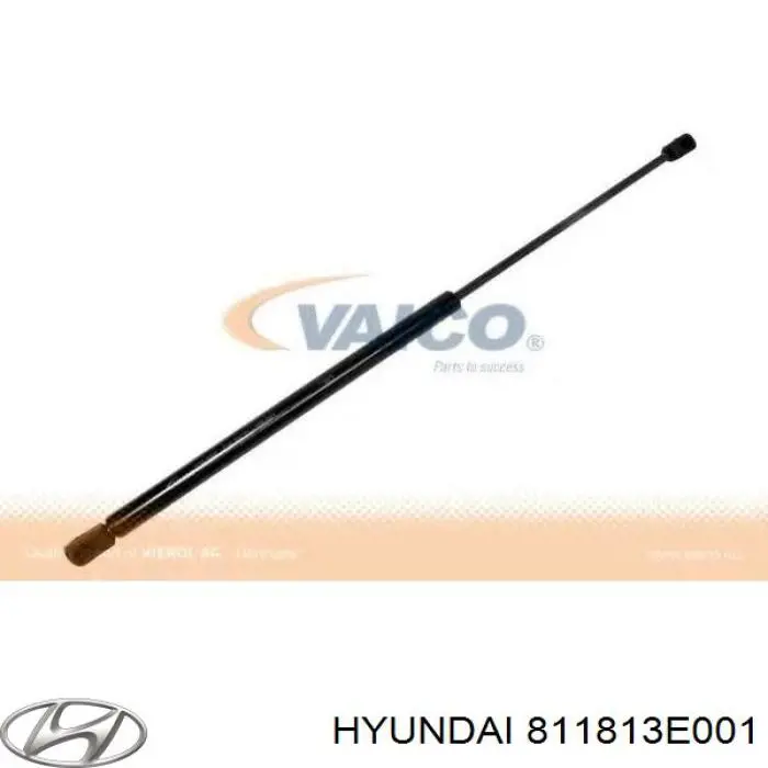 811813E001 Hyundai/Kia muelle neumático, capó de motor