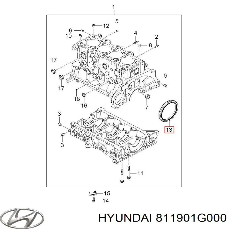 Comprar 811901G000 Hyundai/Kia Cable de apertura del capó trasero