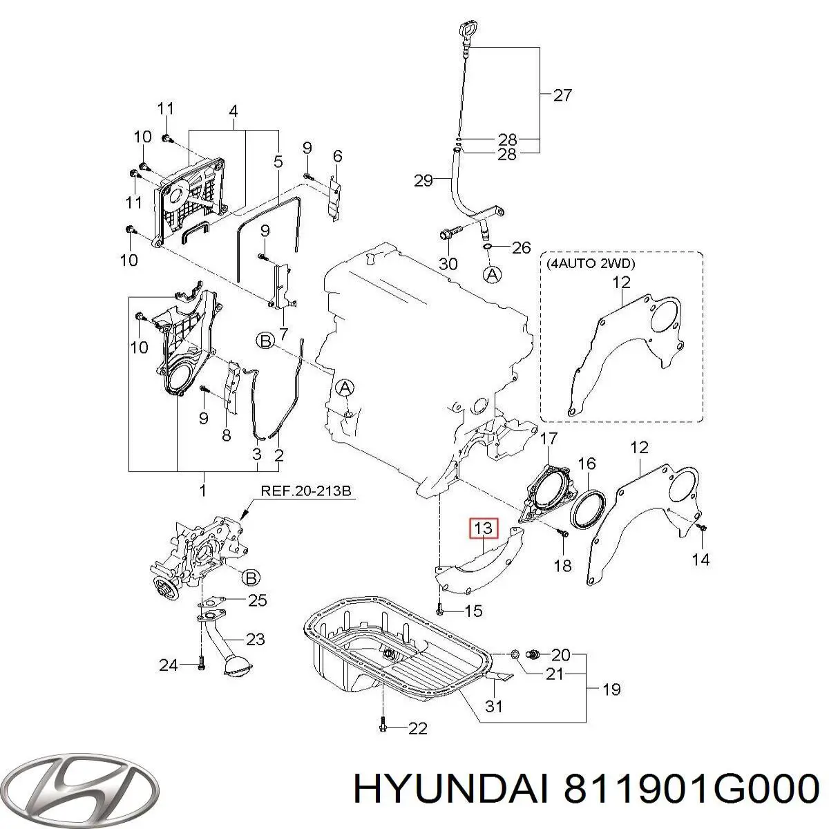 Cable de apertura del capó trasero Hyundai/Kia 811901G000 precio, desde 11,36 EUR