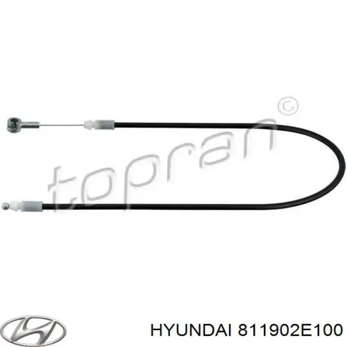 Tirador del cable del capó delantero para Hyundai Tucson (JM)