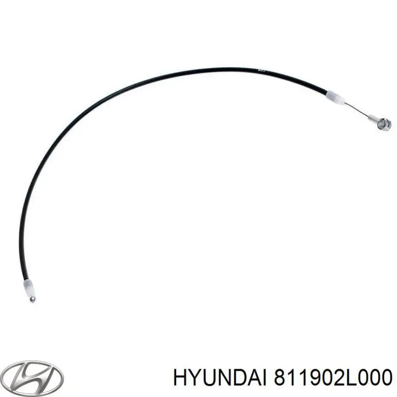 Tirador del cable del capó trasero para Hyundai I30 (FD)