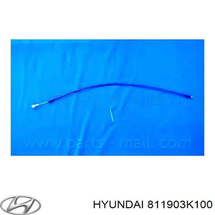 811903K100 Hyundai/Kia tirador del cable del capó delantero