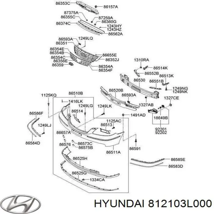 812103L000 Hyundai/Kia