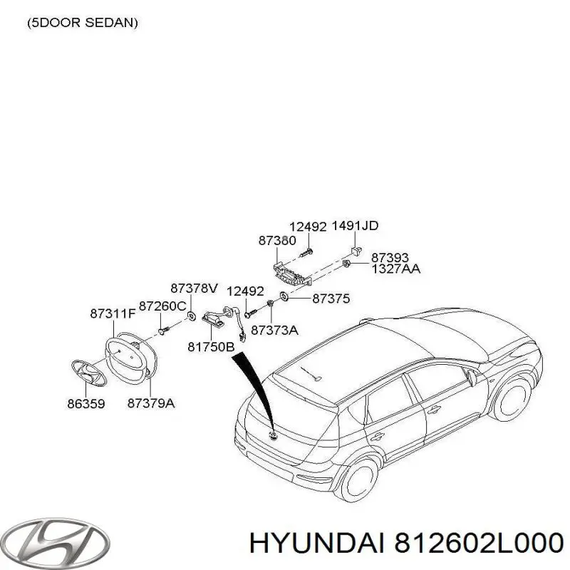  Hyundai/Kia 812602L000 precio, desde 12,05 EUR