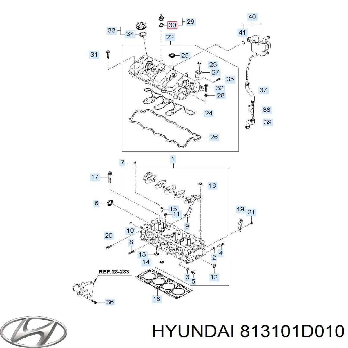 813101D010 Hyundai/Kia cerradura de puerta delantera izquierda