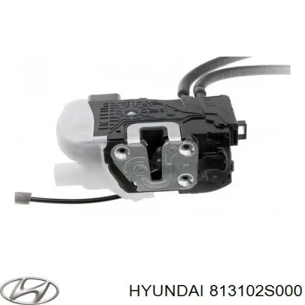 813102S000 Hyundai/Kia cerradura de puerta delantera izquierda