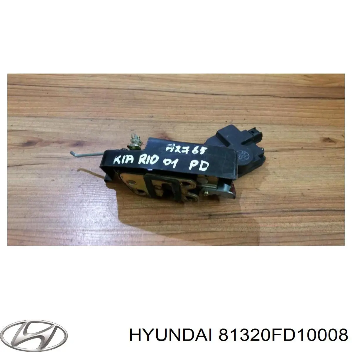 81320FD10008 Hyundai/Kia cerradura de puerta delantera derecha