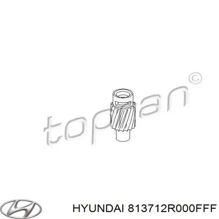 813712R000FFF Hyundai/Kia Cable de apertura de cerradura de puerta delantera