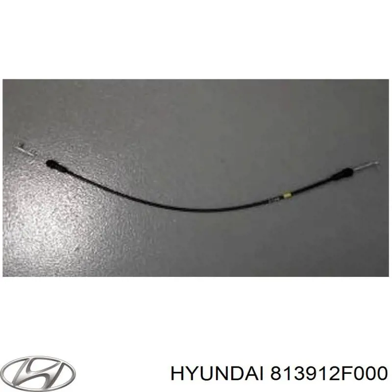 Cable de accionamiento, desbloqueo de puerta delantera izquierda Hyundai/Kia 813912F000
