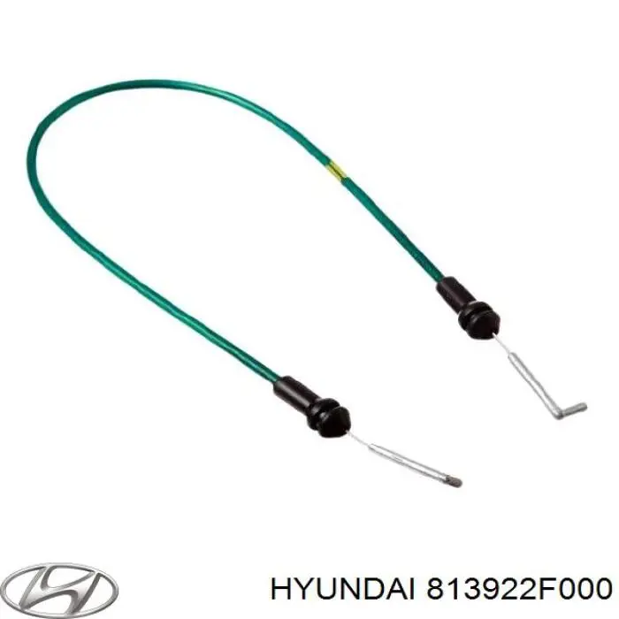 Cable de accionamiento, desbloqueo de puerta delantera derecha HYUNDAI 813922F000