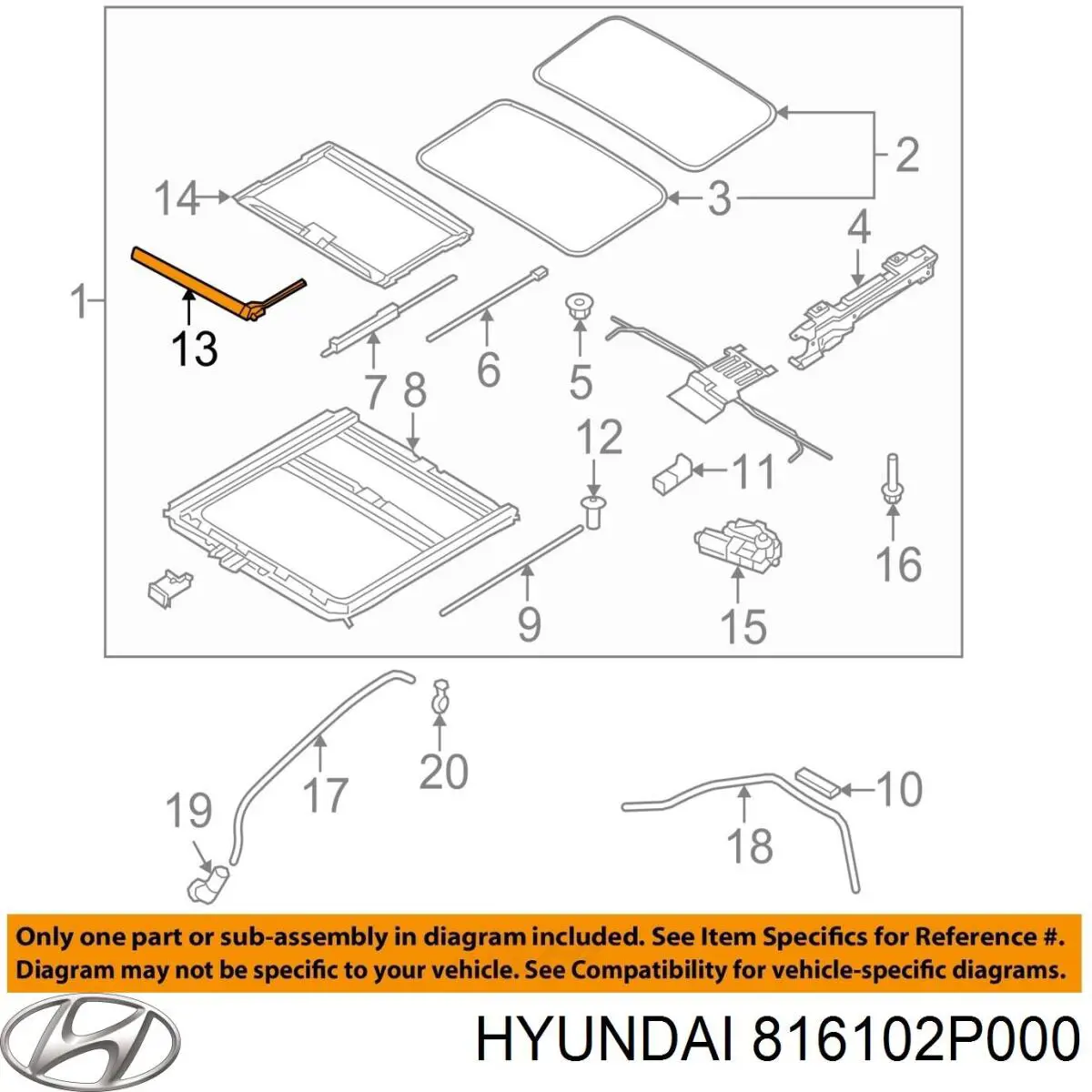 816102P000 Hyundai/Kia