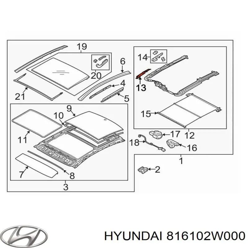 816102W000 Hyundai/Kia