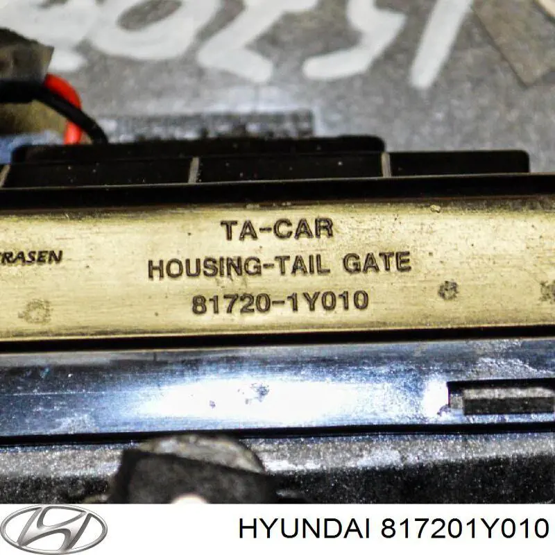 817201Y010 Hyundai/Kia Manilla de puerta de maletero exterior